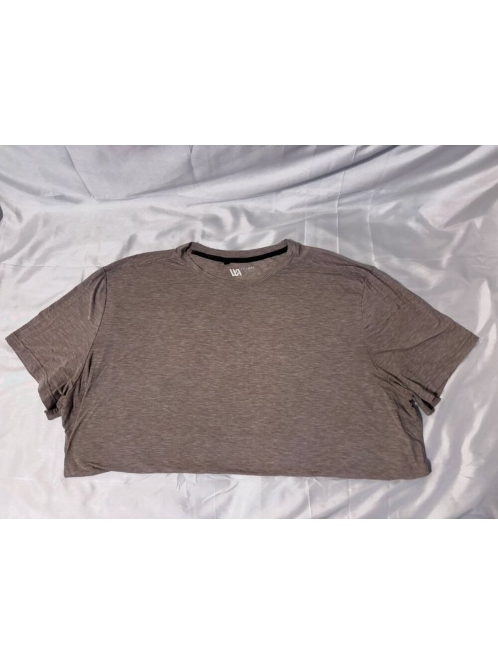 VRST Men’s Icon Short Sleeve Tee XXL Tan Taupe Heather Performance Shirt